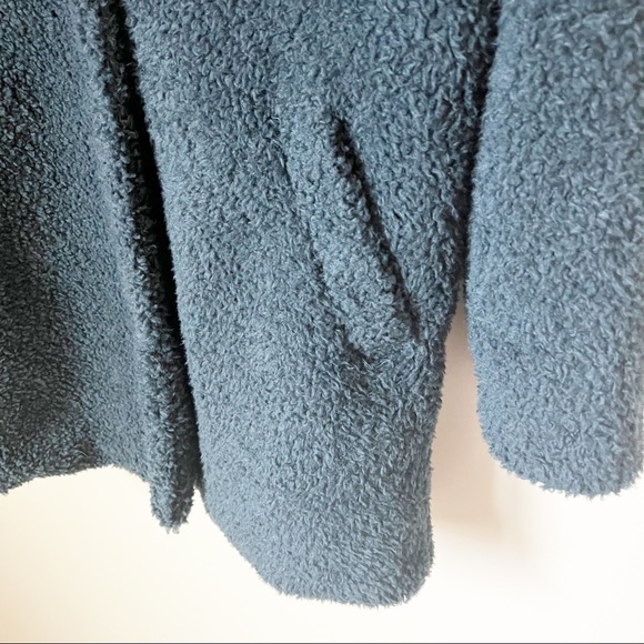 Gentle Fawn Vera Popcorn Short Teddy Coat Dark Teal Green S NWT - Picture 8 of 13